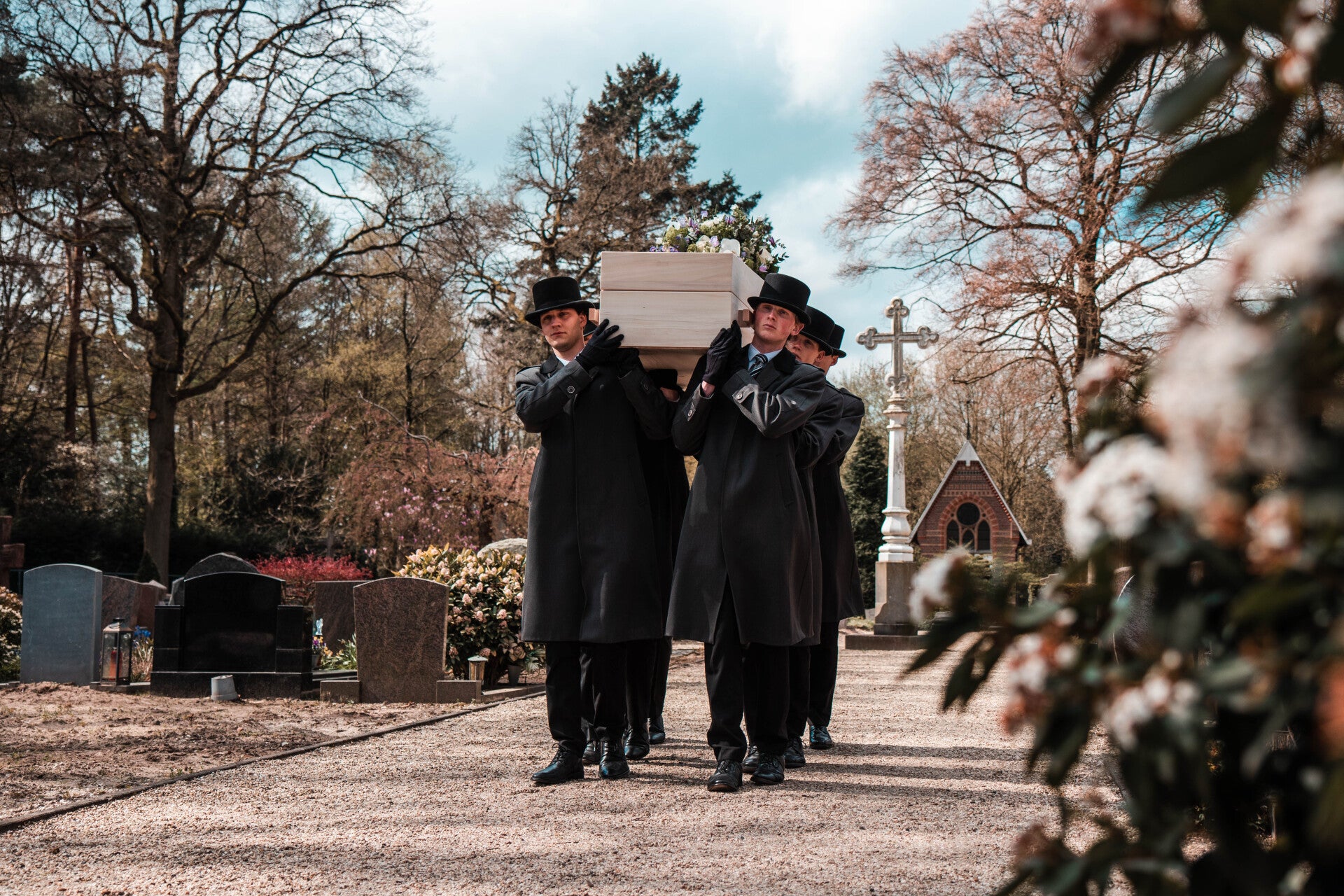 Begrafenis ceremonie